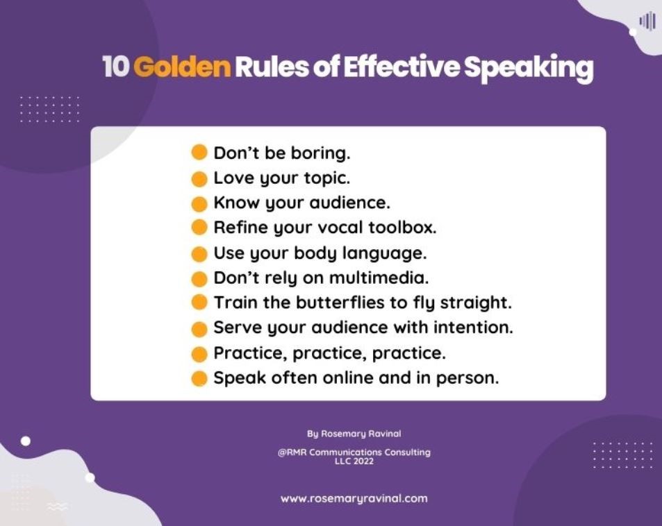 Effective speaking